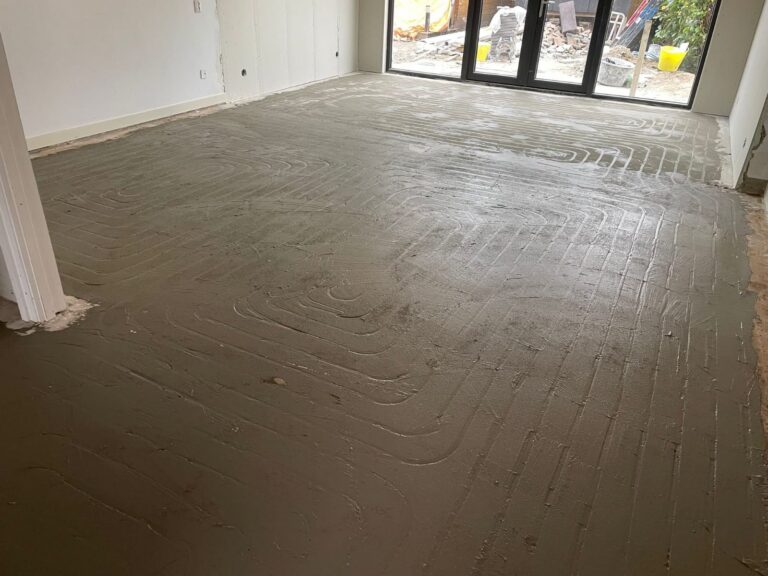 Beton en tegel infrezen - JB Vloerverwarming